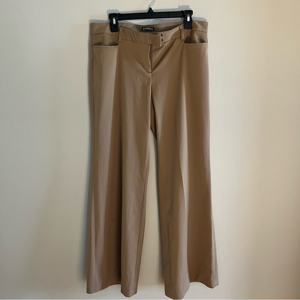 Express Wide Leg “EDITOR” Dress Pants
